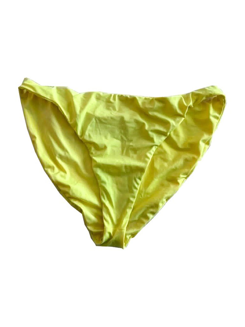SUPERDOWN Yellow High Cut Bikini Bottoms from Revolve Size L